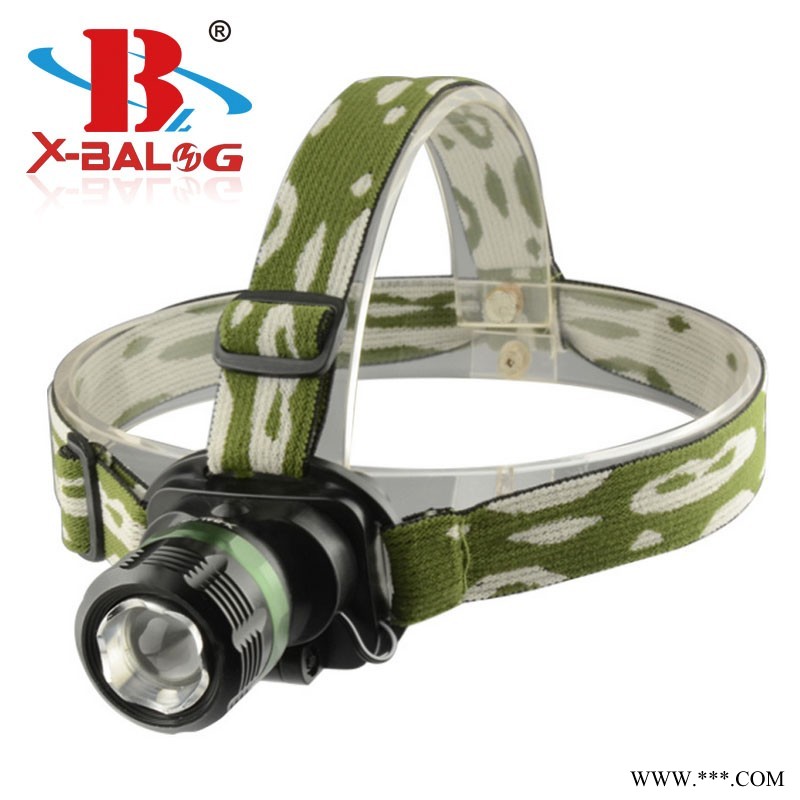 新品 柏龙6807A充电头灯 变焦远射防水led矿灯变焦头灯CREE头灯图1