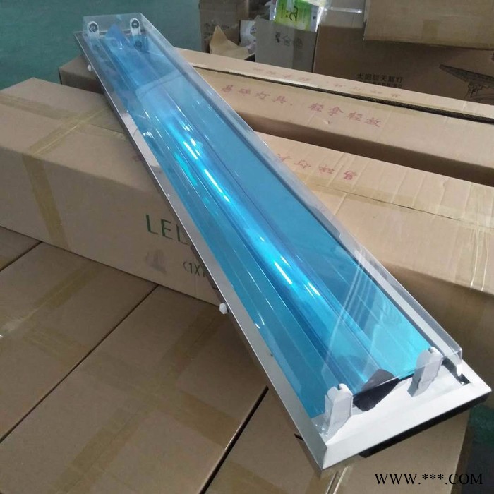 厂家生产 T8净化灯 防尘支架 双支带罩 t8支架 LED日光灯 T5灯架 工程专用灯具图2