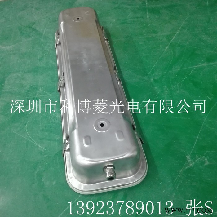 深圳三防灯**现货不锈钢钢化玻璃三防灯支架led日光灯防水外壳图5