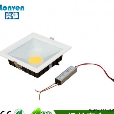 LED方形筒灯 方形cob筒灯 8W10W20W30W方形筒灯 cob方形灯