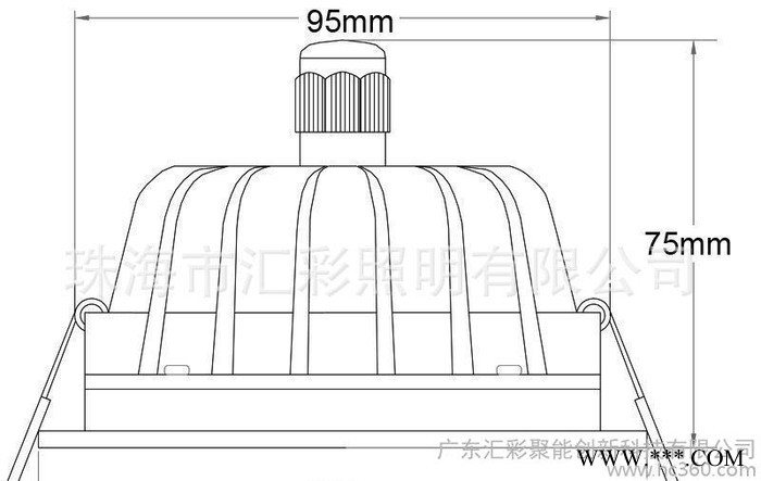 直销  防雾LED筒灯 桑拿房专用筒灯 10W防水筒灯 天花图2