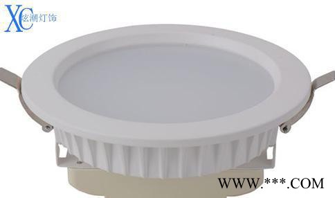 LED筒灯 LED压铸筒灯外壳 圆形贴片筒灯套件12W灯具外图2