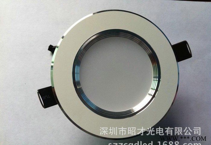 **推荐超薄调光led筒灯3.5寸 7Wled嵌入式一体化LED筒灯 工程专用LED筒灯 项目装修专用LED筒灯图2