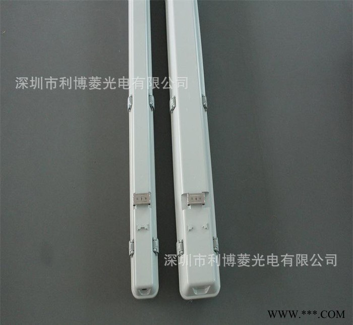 专业LED灯具配件 LED三防灯具外壳配件 2*18W日光灯图2
