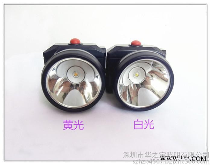 迷你小巧型户外强光头戴塑料防水头灯 白黄蓝光割胶露营钓鱼工矿灯批发HB-072图1