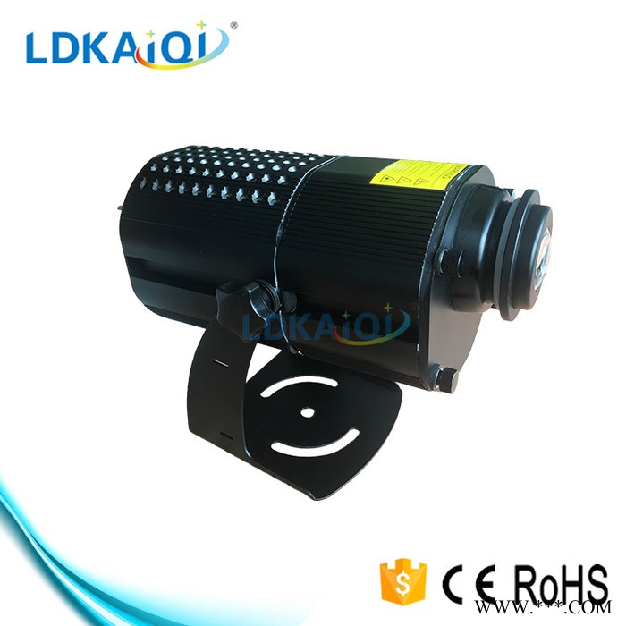 凯奇隆迪LD-100 100W LED防水型投影灯 户外地面图案文字旋转定制 led广告灯投射灯 防水高清旋转LOGO灯图2