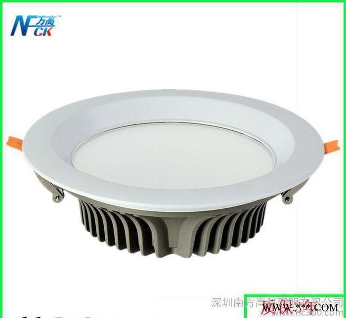 专卖店6寸18WLED筒灯圆形 商铺专用大功率筒灯 压铸全铝图2