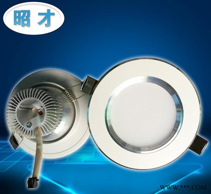 销售 大功率防眩光led筒灯3寸5W led嵌入式平板led筒灯 防眩LED筒灯图3