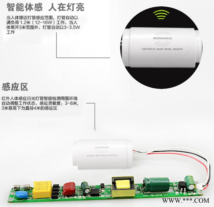 沧州厂价直销福光雷达日光灯FGWT818Wled路灯图4