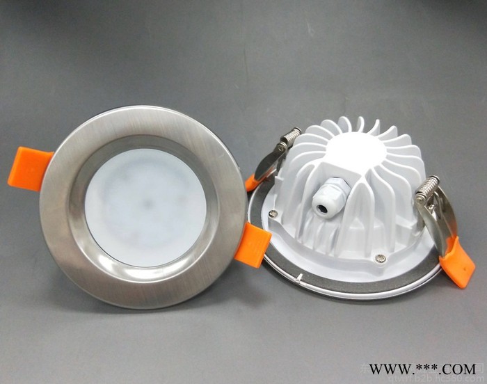 9W防水筒灯 9WLED防水筒灯  不锈钢防水防火筒灯外壳 ip65筒灯外壳