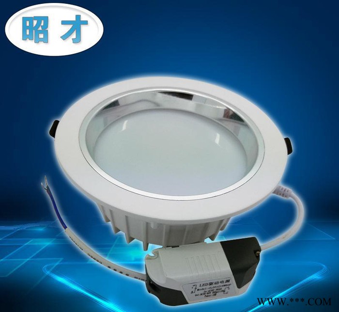 昭才光电 压铸式筒灯3~24W led嵌入式大功率筒灯 多种功能用途LED筒灯 酒店装修专用LED筒灯图1