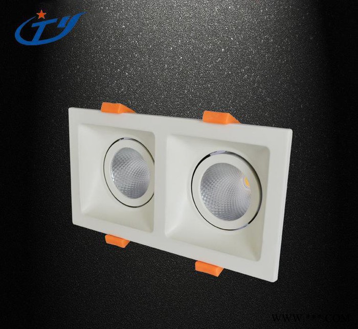 直销7W*2深眩COB筒灯 商业照明专用LED筒灯天花灯 C图1