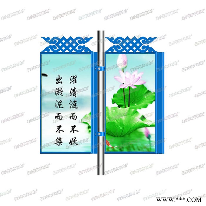 路灯杆灯箱 户外广告灯箱 换画方便快捷 低价格高质量 欢迎订购图3