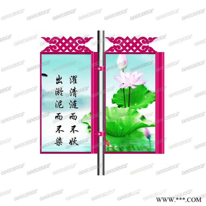 路灯杆灯箱 户外广告灯箱 换画方便快捷 低价格高质量 欢迎订购图2