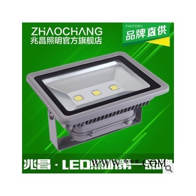 兆昌 新款 厂家LED投光灯大功率10-200W泛光灯户外防水灯具广告投射灯
