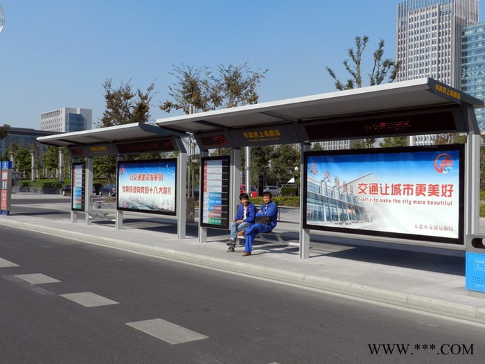 【江苏飞通】路品牌 城市广告指路牌 道路标识牌 组合式候车亭 太阳能公交站台图8