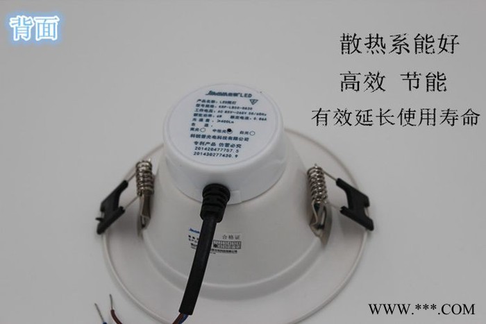 佳顿照明LED筒灯 商场酒店嵌入式筒灯 卧室灯客厅灯背景墙射灯KRP-LB50图2