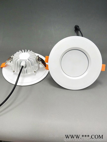 新品IP65防水筒灯外壳6寸筒灯外壳LED灯具套件外壳配件图6