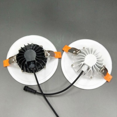 新品IP65防水筒灯外壳6寸筒灯外壳LED灯具套件外壳配件