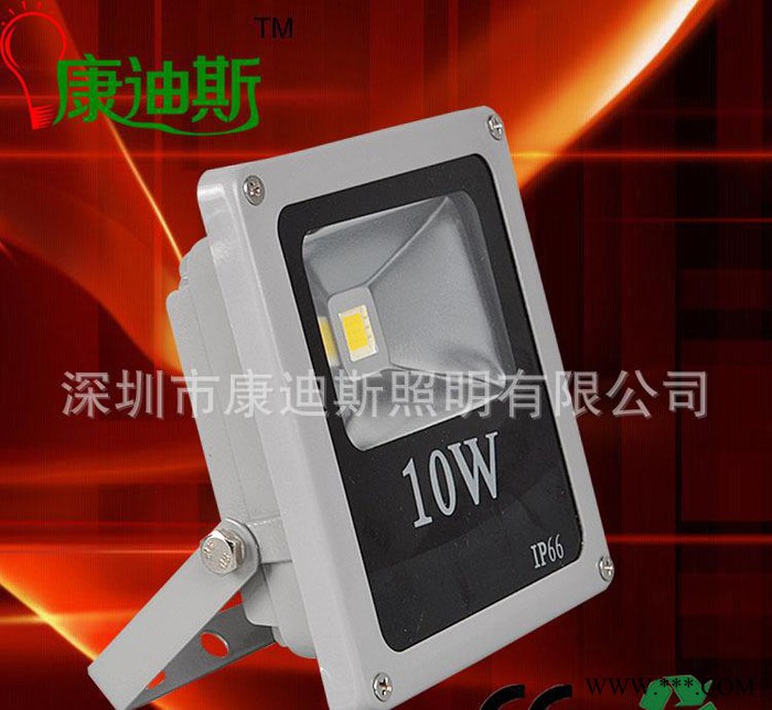 LED投光灯 多功率可选 防水户外 室外 泛光 广告灯图2