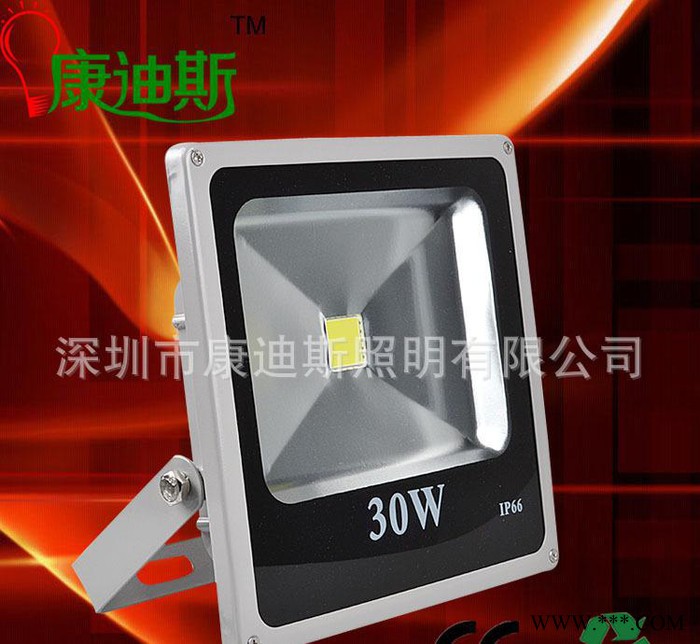 LED投光灯 多功率可选 防水户外 室外 泛光 广告灯图3