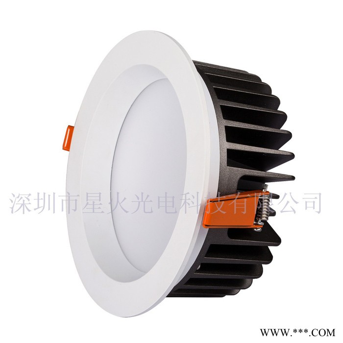 星火工程专用筒灯，10Q 15W系列筒灯，CRI97西铁城光源，防火连接线，高显指筒灯 天花灯，嵌入式筒灯图4