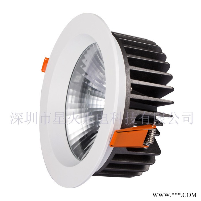 星火工程专用筒灯，10Q 15W系列筒灯，CRI97西铁城光源，防火连接线，高显指筒灯 天花灯，嵌入式筒灯图3