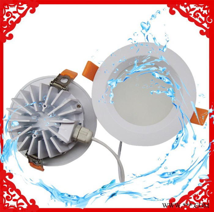 2.5/3.5/4/5寸LED浴室15W20W15W天花COB防水筒灯IP65防水LED筒灯图2