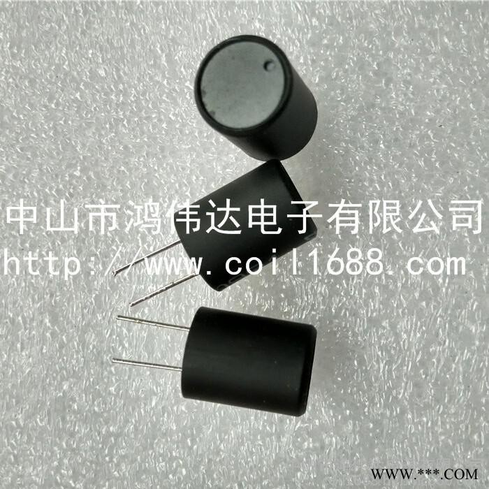供应非隔离式LED日光灯光驱动电源用屏蔽式电感器PK10*12-100UH 插件磁罩工字型电感图1