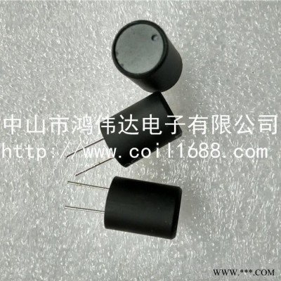 供应非隔离式LED日光灯光驱动电源用屏蔽式电感器PK10*12-100UH 插件磁罩工字型电感