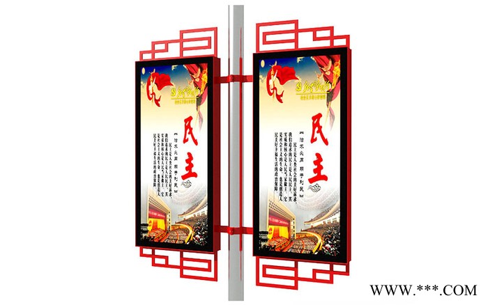 厂家供应滚动灯箱 旭展 指路牌制作太阳能广告灯箱图4