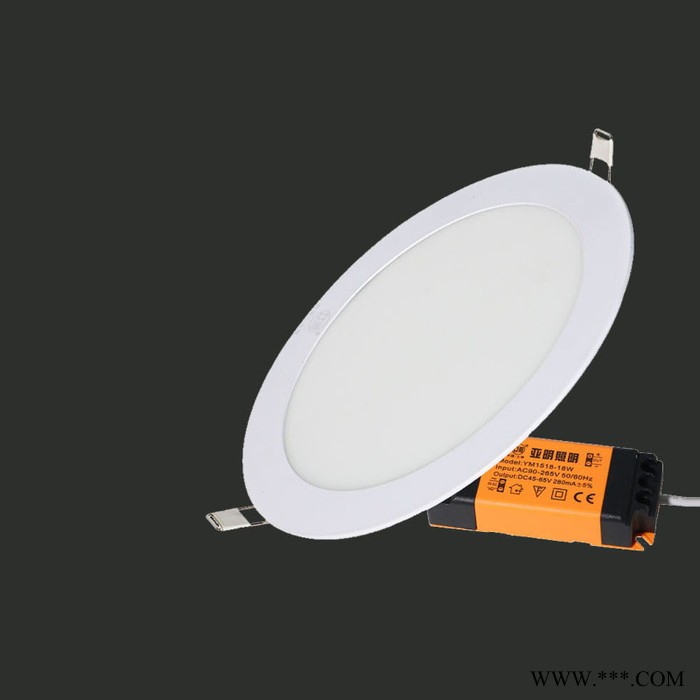 【海之亮】照明LED筒灯嵌入式圆形 4寸超薄天花灯面板筒灯**图2