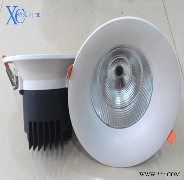 炫潮LED筒灯压铸套件COB筒灯外壳灯具配件4寸20W新品上图3