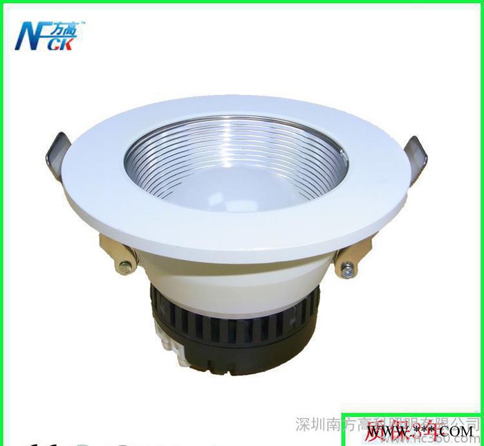 LED筒灯 9W 12W 4寸贴片COB筒灯 方高照明一体化图3