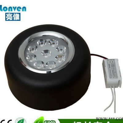 新款led明装筒灯 圆形明装筒灯9W 天花灯9w 防雾天花灯