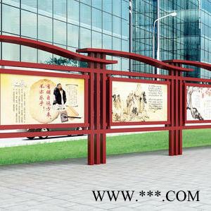 街道文化宣传栏厂家 西安不锈钢广告灯箱 报刊公告栏 世腾标识指路牌生产厂家图6