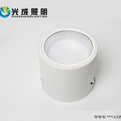 LED筒灯 圆形 8寸高亮服装店明装筒灯 4W12W客厅过道天花灯
