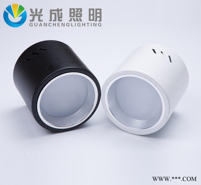 LED筒灯 圆形 8寸高亮服装店明装筒灯 4W12W客厅过道天花灯图3