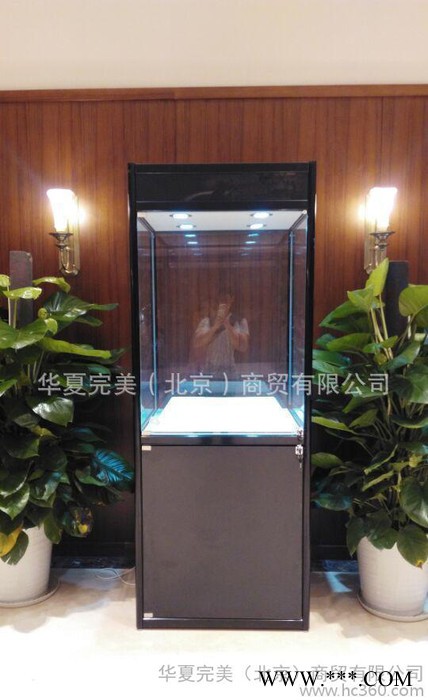 灯箱广告 玻璃展柜 **展示柜 化妆品展柜射灯 直销定做货架图2