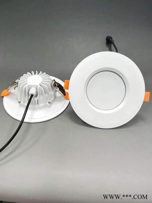 QT-TD006-3 LED防水筒灯外壳4寸18w筒灯套件防水贴片筒灯cob图2