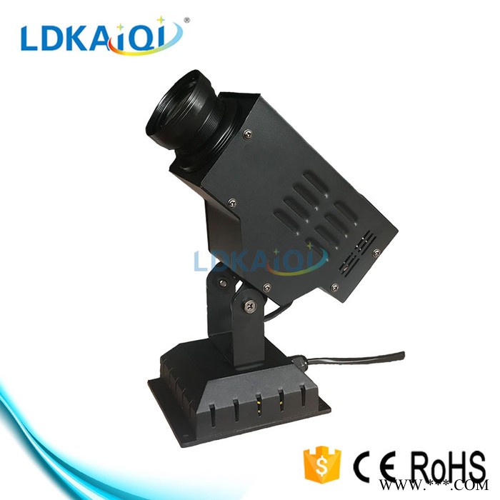凯奇隆迪LD-2154D 30W LED遥控LOGO灯 LED高清 logo投影灯广告灯 激光高清旋转招牌图案灯片定制图1