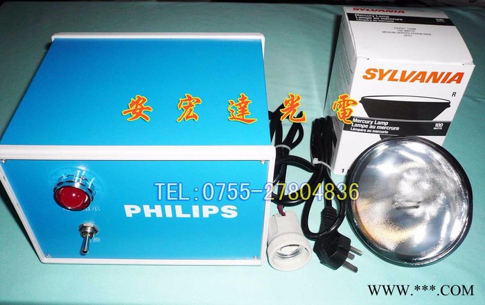 喜万年H44GS-100M工业探伤灯紫光灯泡100WUV无影胶固化灯泡 曝光灯图4