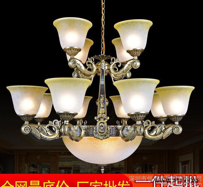 欧式吊灯 客厅灯 酒店大堂非标工程灯具 **图1