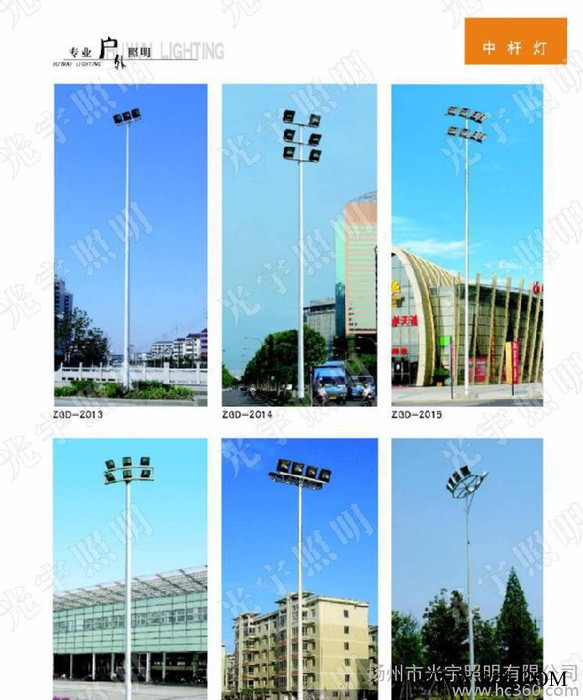 光宇照明户外高杆路灯--园林景观（城市亮化）新农村建设工程灯图2