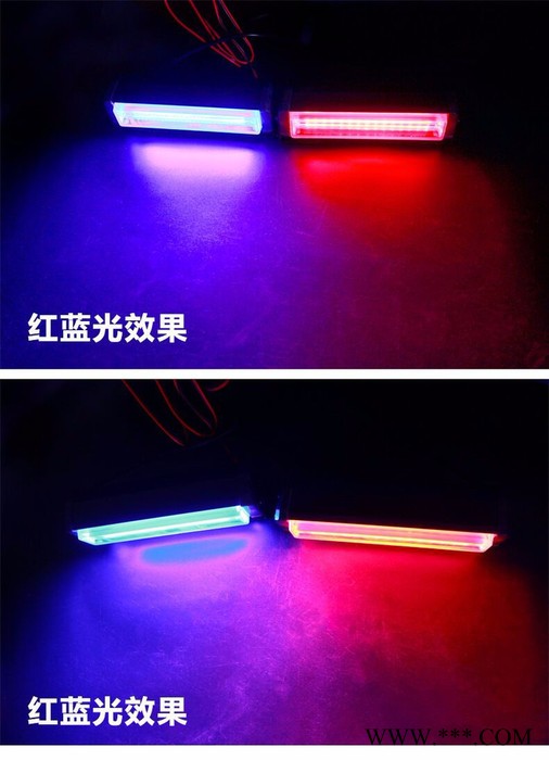 广州恒祺晟70cm大功率led爆闪长杠灯 COB工程灯高亮汽车中网保险杠灯前照灯图3