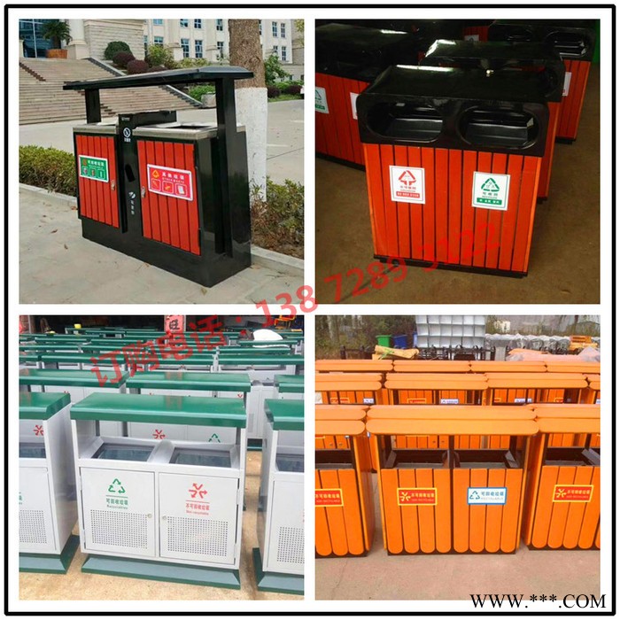 小型垃圾箱体铁轮 太阳能垃圾箱广告灯箱 钩臂垃圾车垃圾箱图2