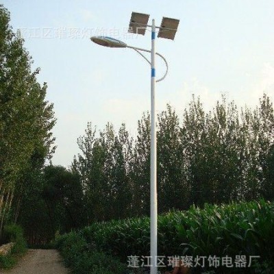 璀璨  单臂双臂太阳能LED路灯 大功率路灯户外工程灯广场照明灯