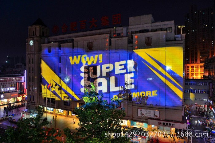 X2户外亮化投影灯__高清楼宇亮化工程灯都市巨影科技W155图5