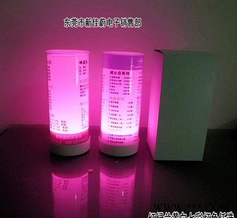 发光菜单灯 吧台灯 发光菜单牌 酒吧灯 圆形菜单灯广告灯具图3