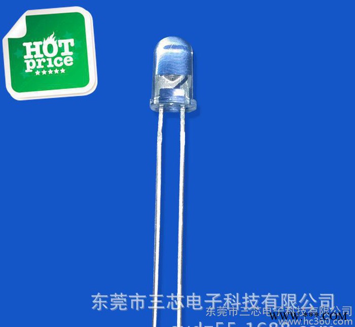 5mm/3mm圆头紫光灯珠 UV紫外发光二极管 验钞机美甲图1